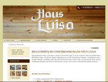 Tablet Screenshot of ferienwohnung-luisa.at